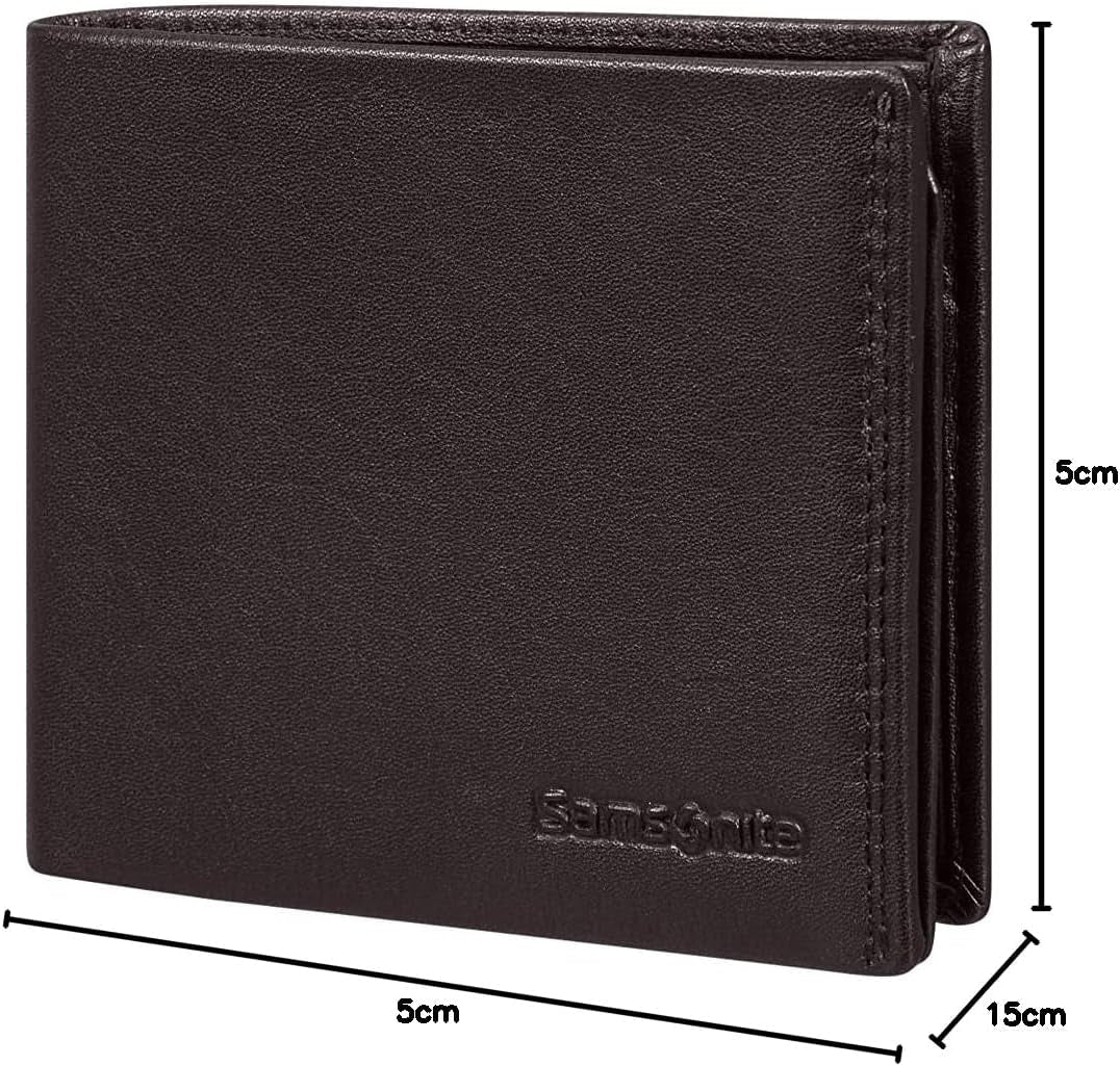 Samsonite Attack 2 SLG – Geldbörse, 10,5 cm, braun (Ebony Brown) Herren-Geldbörse Naty Shop
