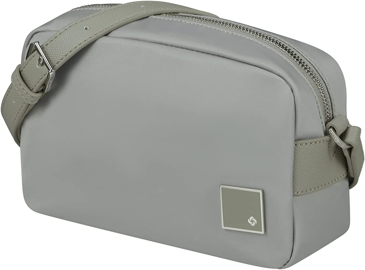 Samsonite Essentially Karissa - Umhängetasche Damen Taschen Naty Shop Grau (Dove Grey)