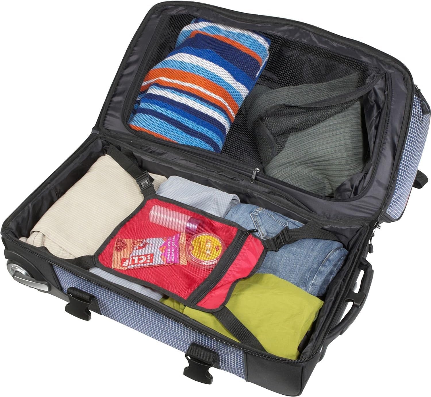 Samsonite Ripstop Reisetasche mit Rollen, Blau (Blau) - 46243 Gepäck und Reiseausrüstung Naty Shop