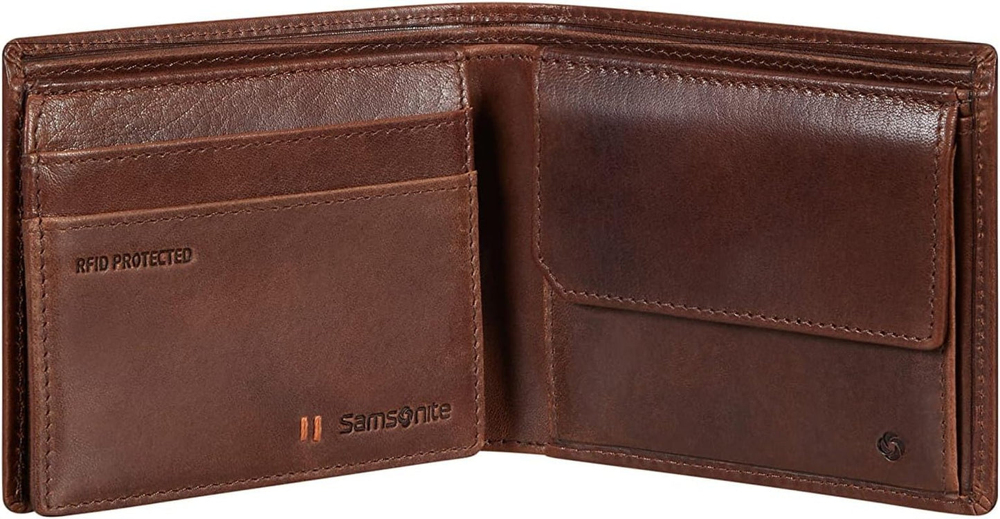 Samsonite Veggy SLG - Geldbörse, 10,5 cm, braun (dunkelbraun) Herren Geldbörse Naty Shop