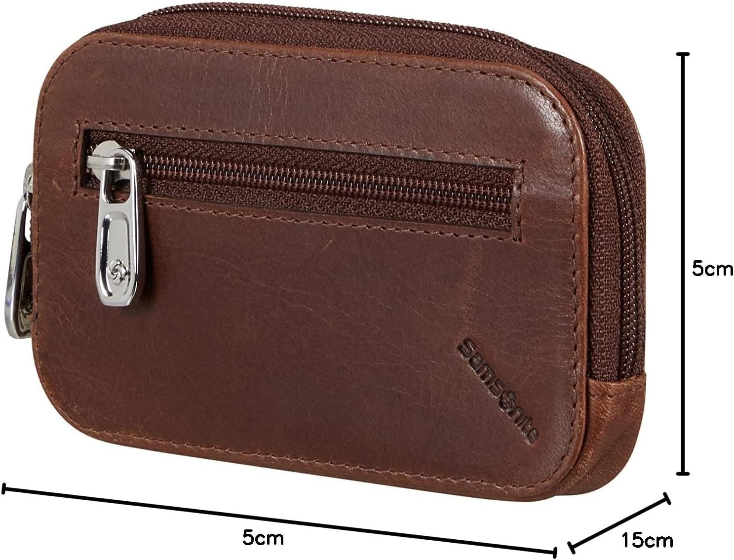 Samsonite Veggy SLG - Geldbörse, 11,6 cm, braun (dunkelbraun) Herren Geldbörse Naty Shop