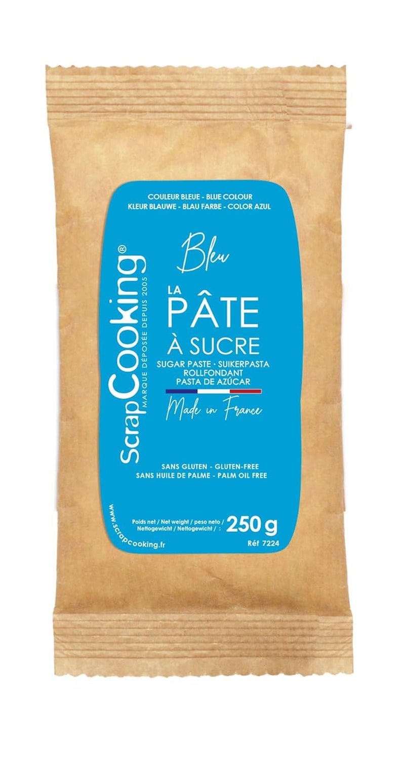 SCRAP COOKING Zuckerpaste, blau, 250 Gramm Zuckerpaste Naty Shop Standardtitel