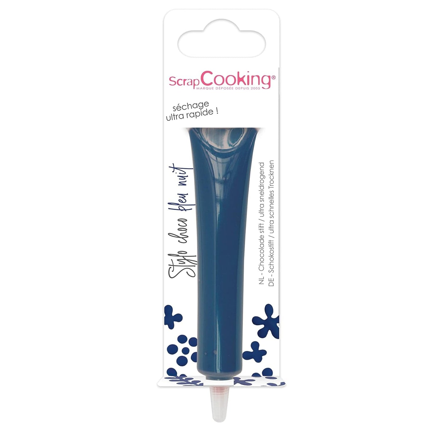 ScrapCooking – Lebensmittelfarbe, verschiedene Farben, in einer Tube zum Schreiben, 25 Gramm Naty Shop Zuckerpaste Nachtblau Klein