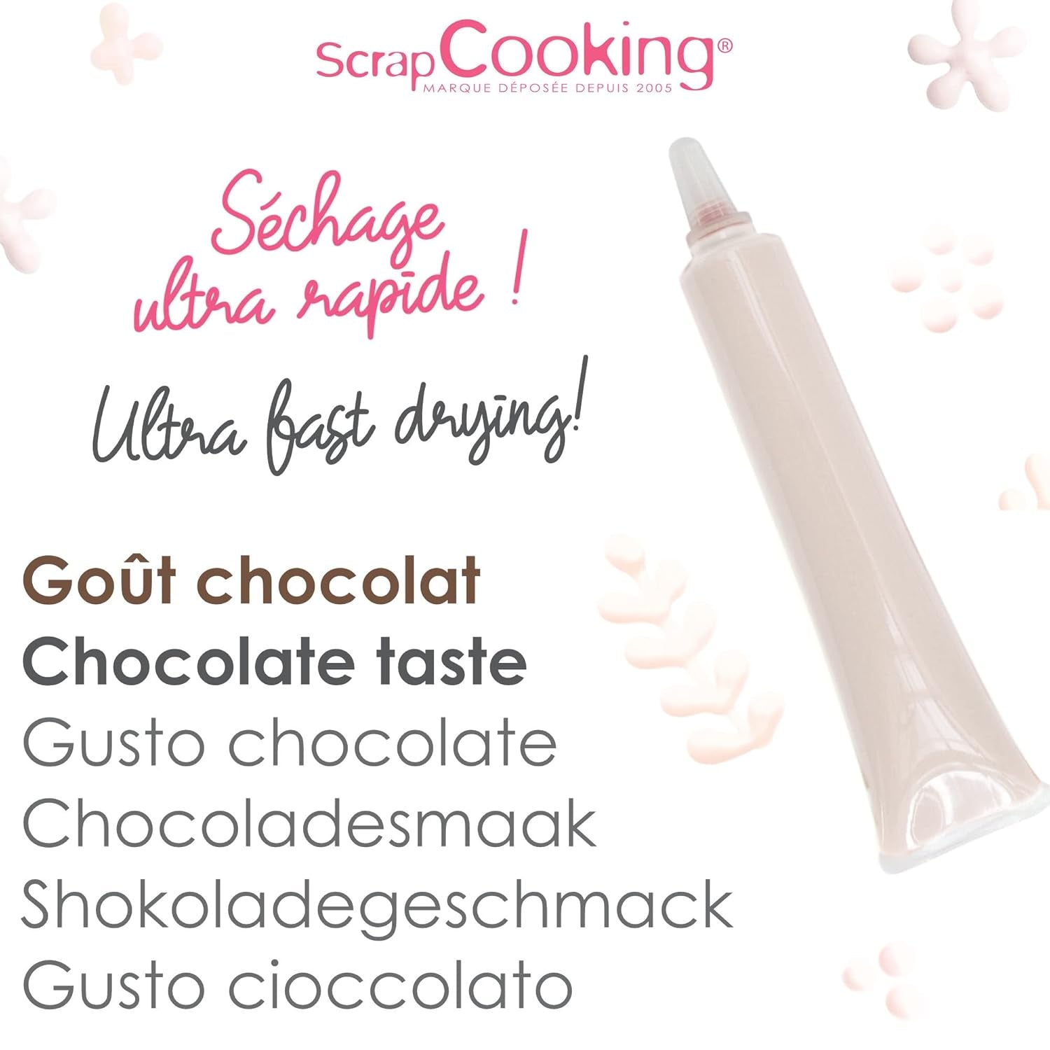 ScrapCooking – Lebensmittelfarbe, verschiedene Farben, Tube zum Schreiben, 25 Gramm Naty Shop Zuckerpaste
