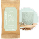 ScrapCooking - Pâte à Sucre Vert Sauge 250g - Colourant d'Origine Naturelle - Sans Gluten, Sans Huile de Palme - Pour Gâteaux, Pâtisseries Anniversaire - Vert Pastel - Fabrikie en France - 7621 Zuckerpaste Naty Shop pastellrosa nackt