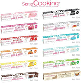 ScrapCooking - Rosa Fondantrolle â'¬ 36 cm - Gerollter schwarzer Fondant 430 g - Tortenaufsatz Fondantaufsatz Dekoration für Kuchen, Backen, Geburtstage, Partys - Rosa - 7264 Zuckerpaste Naty Shop