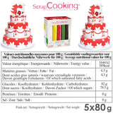 ScrapCooking – Set mit 5 Fondants – weiß, gelb, rot, grün und braun – 5 x 80 g – Zuckerpaste für Kuchen, Kuchendekorationen, Geburtstag, Weihnachten – glutenfrei und frei von Palmöl – 7257 Naty Shop Zuckerpaste