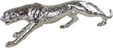 Dekorative Skulptur Casablanca XL - Gpard Mattsilber - Wohnzimmerdekoration - Länge 80 cm Statuetten und Skulpturen Naty Shop Standardtitel