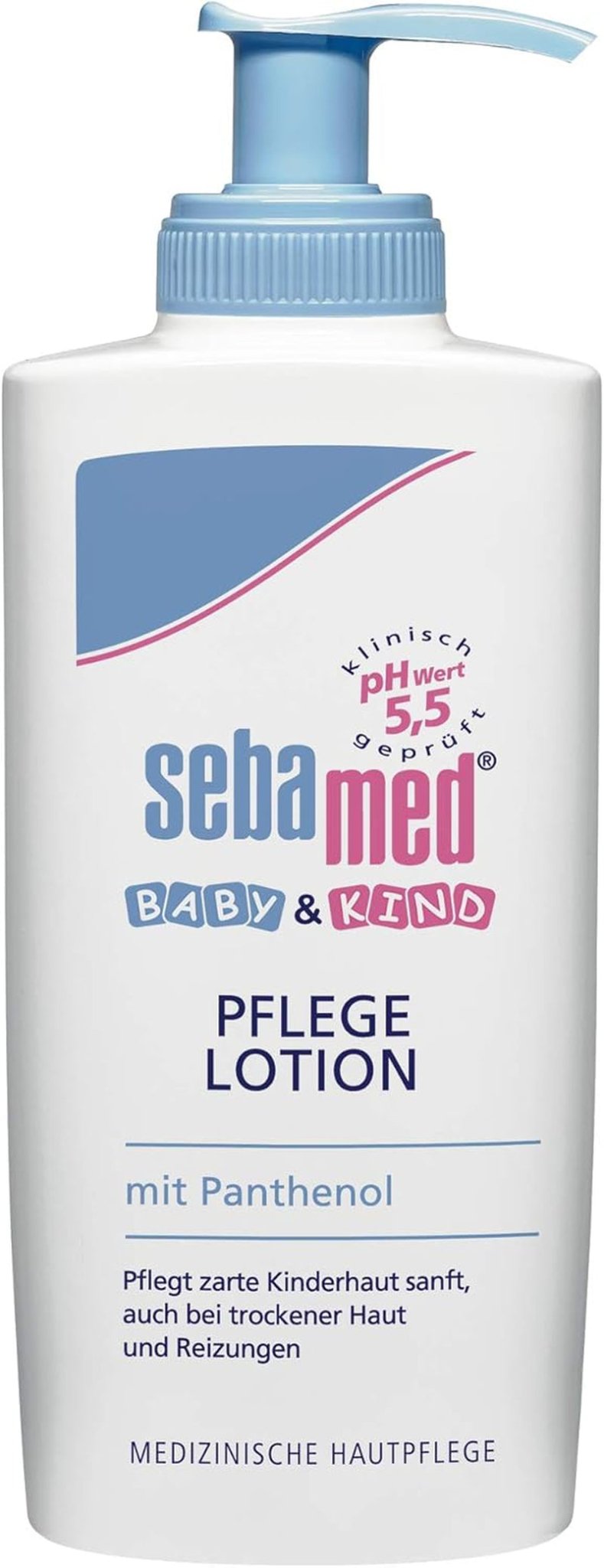 Sebamed Baby- und Kinderpflegelotion mit Panthenol, 2er-Pack, 2 x 200 ml, pflegt sanft die zarte Kinderhaut, auch bei trockener Haut und Irritationen. Kinder - Bade- und Hautpflege Naty Shop 2er-Pack, 2 x 200 ml