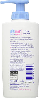 Sebamed Baby- und Kinderpflegelotion mit Panthenol, 2er-Pack, 2 x 200 ml, pflegt sanft die zarte Kinderhaut, auch bei trockener Haut und Irritationen Kinder - Bade- und Hautpflege Naty Shop