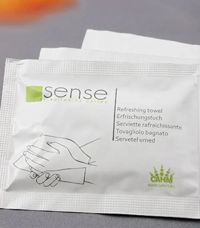 Erfrischende Hotelserviette – Sense Cosmetica Hoteliera Naty Shop