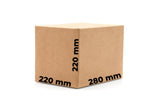 Set mit 20 CO3-Kartons, 280 x 220 x 220 Verpackungskartons Nati Shop