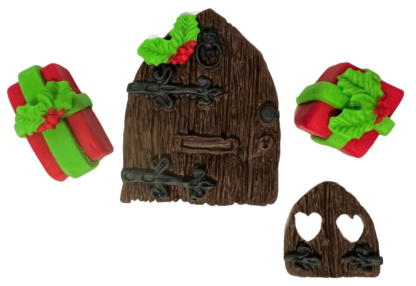 Set essbarer Zuckerdekorationen, Weihnachtsdekorationen aus Zuckerpaste Nati Shop