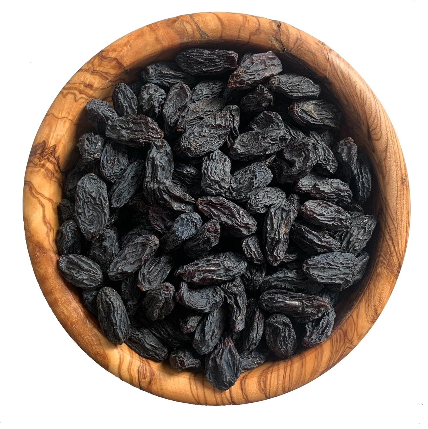 SIVIFOOD Jumbo schwarze Sultaninen 300 g – große und köstliche schwarze Sultaninen von höchster Qualität, natürlich getrocknete, süße, fruchtige Trauben, ungeschwefelt, ungesüßt, ungesüßt, ölfrei, Kishmish-Zusätze, dehydrierte Produkte, Naty Shop