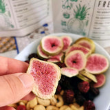 Gefriergetrocknete Feigen 100 % natürliche getrocknete Feigen | Ohne Zuckerzusatz. Gesunde gefriergetrocknete Süßigkeiten | Gefriergetrocknete Früchte Gefriergetrocknete Feigen | ZingyZoo (100g) Naty Shop dehydrierte Produkte