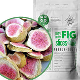 Gefriergetrocknete Feigen 100 % natürliche getrocknete Feigen | Ohne Zuckerzusatz. Gesunde gefriergetrocknete Süßigkeiten | Gefriergetrocknete Früchte Gefriergetrocknete Feigen | ZingyZoo (100g) Naty Shop dehydrierte Produkte 100 G (1 Packung)