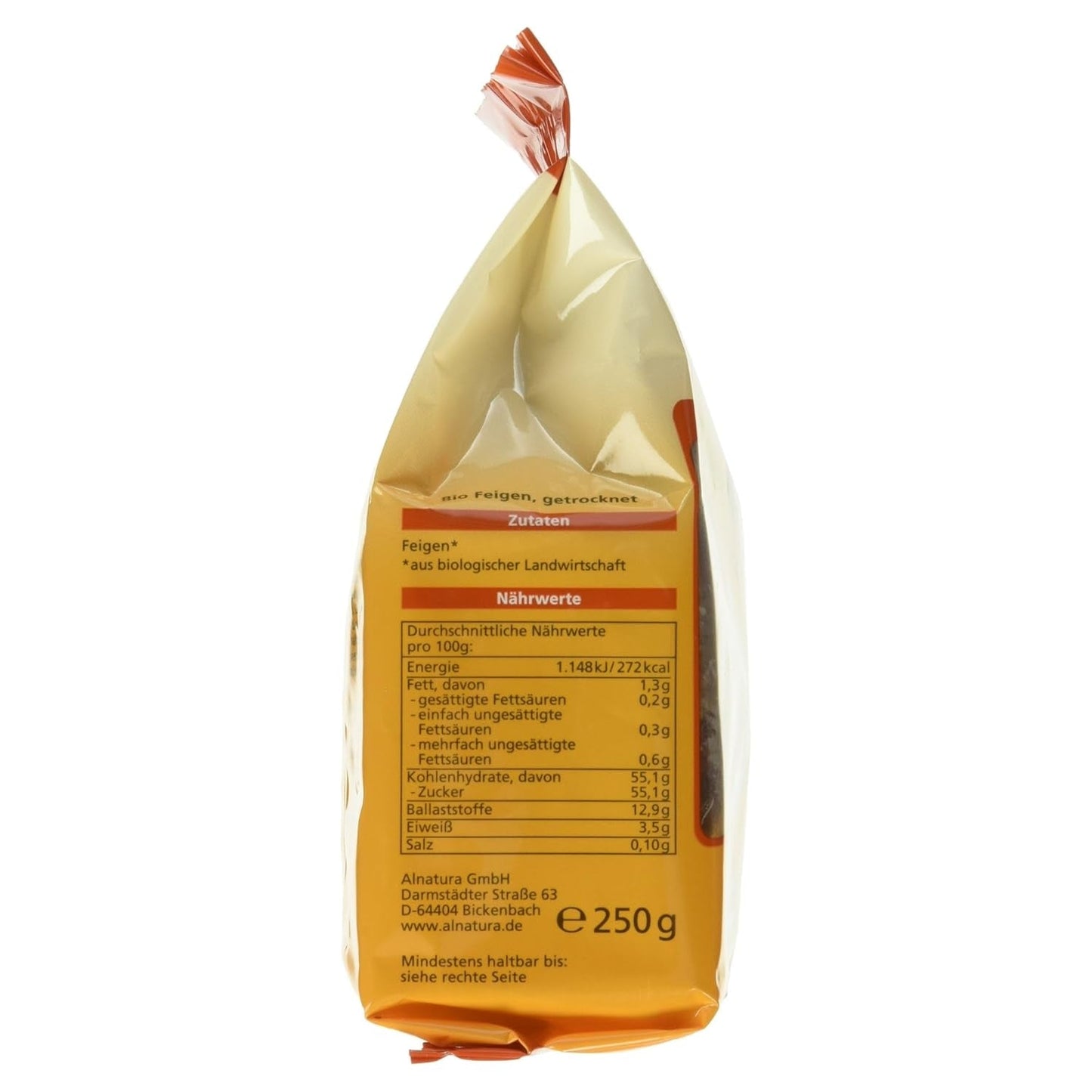 Getrocknete Bio-Feigen, 250g Naty Shop dehydrierte Produkte