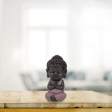 Baby Buddha Pink Toga Figur – Inspirierende und fröhliche Figur – Positive Talisman-Konzentration – Süße und spirituelle Geschenkidee – H 7 cm – Zen'Light Statuetten und Skulpturen Naty Shop