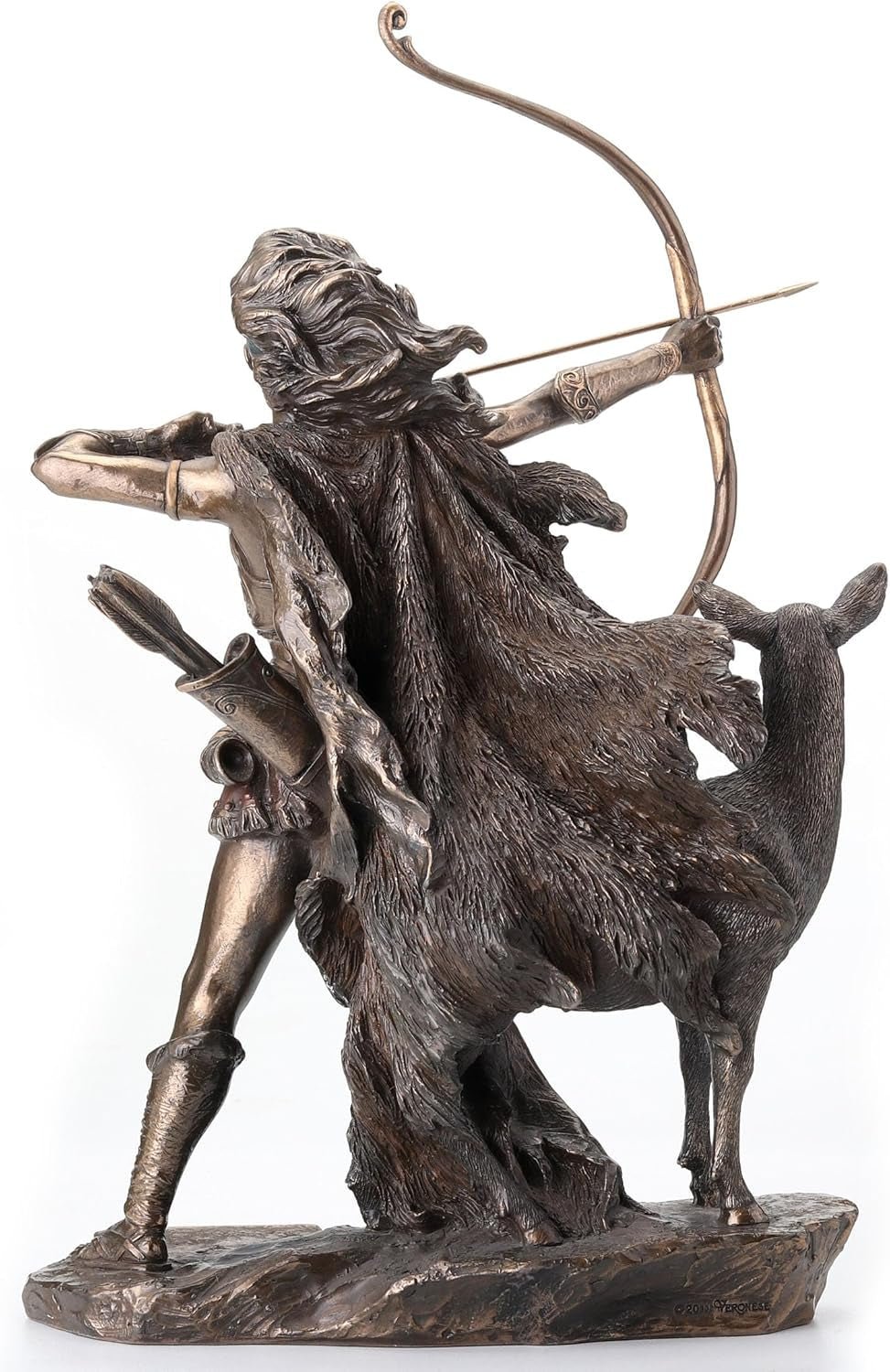 Bronzestatue der Göttin der Jagd und der Wildnis Naty Shop Statuetten und Skulpturen