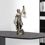 Lady Justice Statue 30,5 cm Gerechtigkeitsstatue Gerechtigkeitsgöttin Gerechtigkeitsskulptur Griechisch-römischer Engel Gerechtigkeit Blinde Statuen für die Dekoration Statuetten und Skulpturen Naty Shop