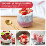Sommerliche gefriergetrocknete Erdbeeren – 5er-Pack – zuckerfrei, 100 % natürlich, leckere knusprige Snacks für Kinder und Erwachsene, ideal für Müsli und Lunchboxen (55 g). Dehydrierte Produkte Naty Shop