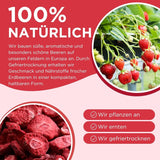 Sommerliche gefriergetrocknete Erdbeeren – 5er-Pack – zuckerfrei, 100 % natürlich, leckere knusprige Snacks für Kinder und Erwachsene, ideal für Müsli und Lunchboxen (55 g). Dehydrierte Produkte Naty Shop