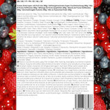 Gefriergetrocknete Superbeeren-Fruchtmischung | XL 300g Trockenfrüchte ohne Zucker | Trockenfrüchte | Trockenfrüchte Gefriergetrocknete Erdbeeren Himbeeren Blaubeeren Gefriergetrocknete ZingyZoo Dehydrierte Produkte Naty Shop