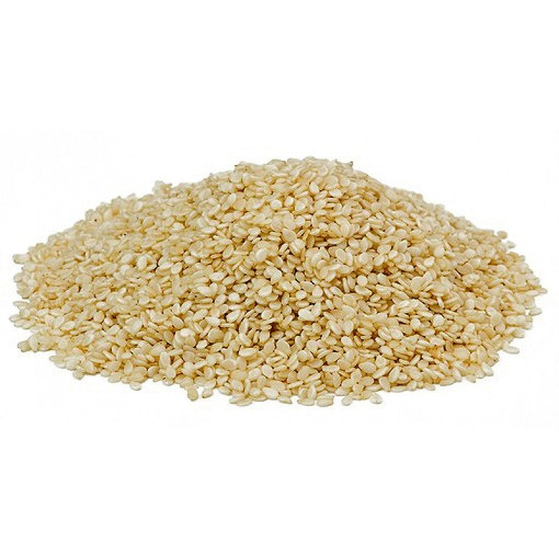 BrandX Weiße Sesamsamen 50 g – Knuspriger und natürlicher Geschmack, reich an Kalzium und veganem Protein