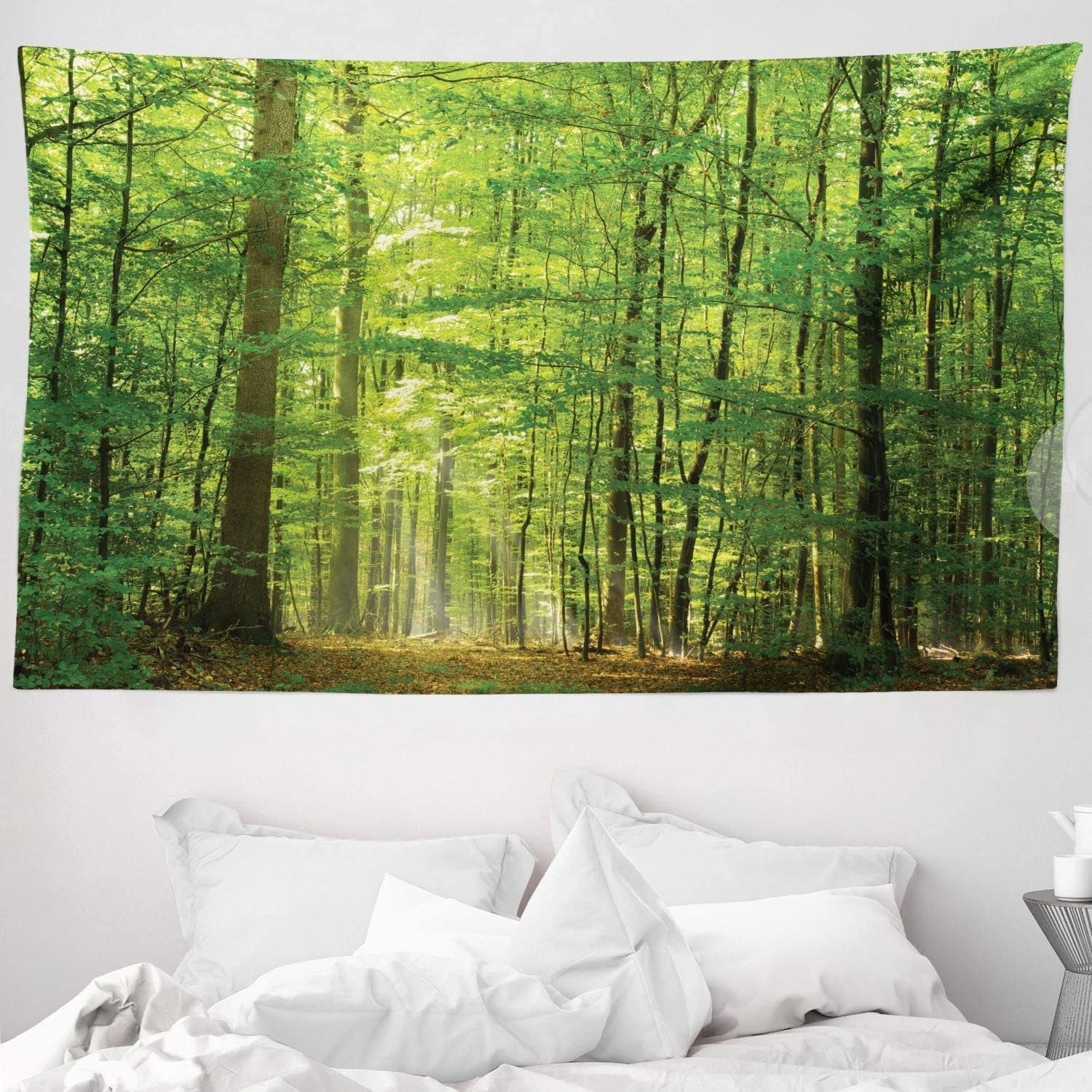 Abakuhaus-Wandteppich, Waldbettdecke, Blätter, Zuhause – Accessoires und Dekorationen, Naty Shop, Standardtitel
