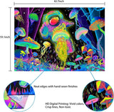 Gobelin Alishomtll Schwarzlicht abstrakte Wandkunst Zuhause – Accessoires und Dekorationen Naty Shop