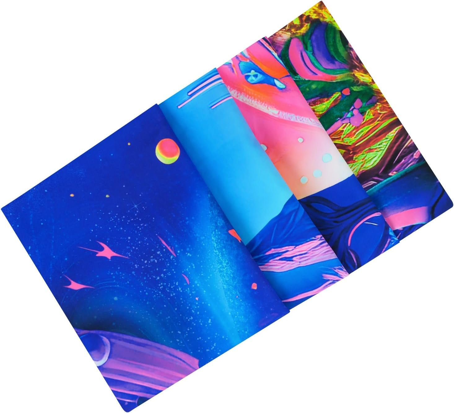 Gobelin Alishomtll Schwarzlichtpilz Mondphase Zuhause – Accessoires und Dekorationen Naty Shop