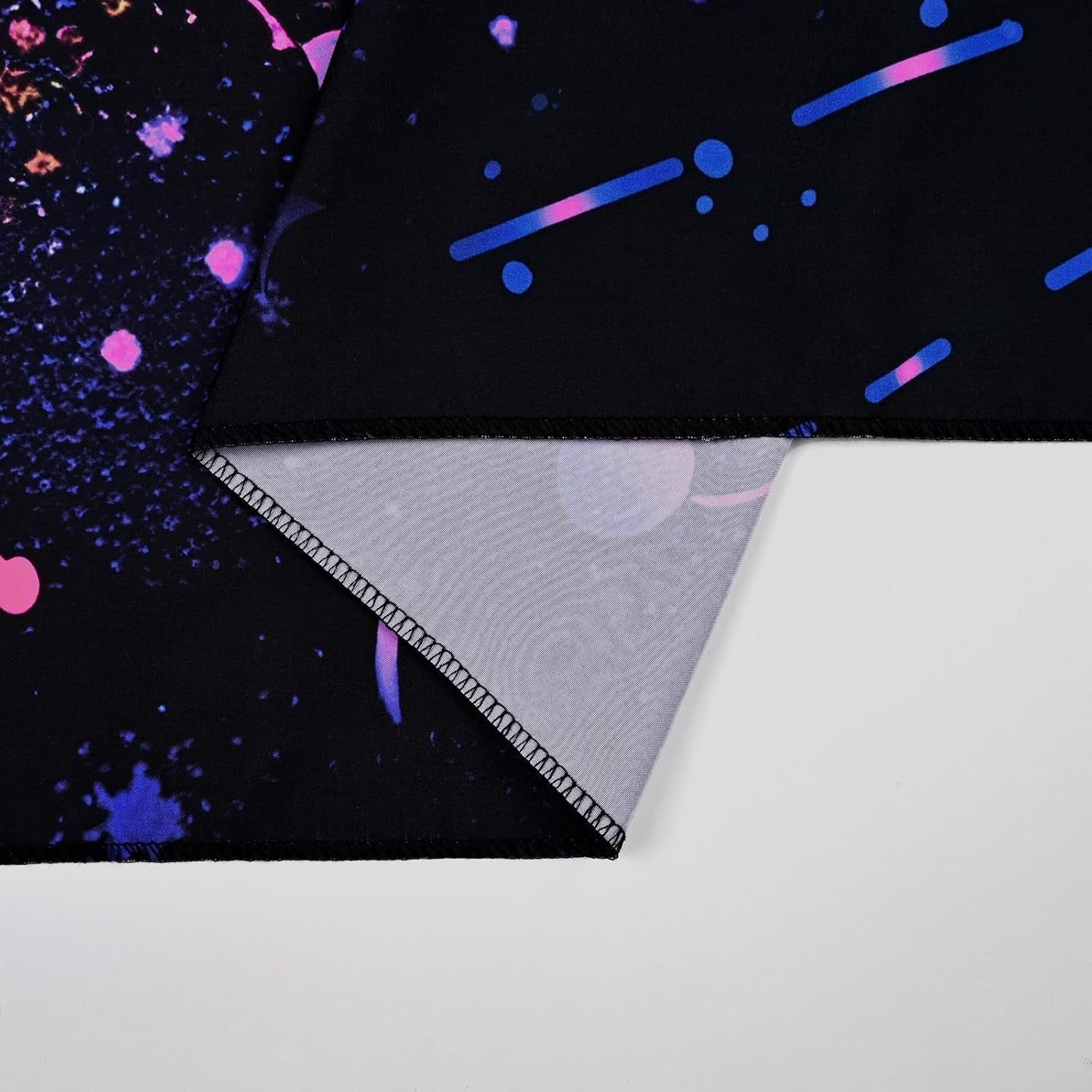 Wandteppich Alishomtll fluoreszierender Pilz Schwarzlicht-Mandala Zuhause – Accessoires und Dekorationen Naty Shop
