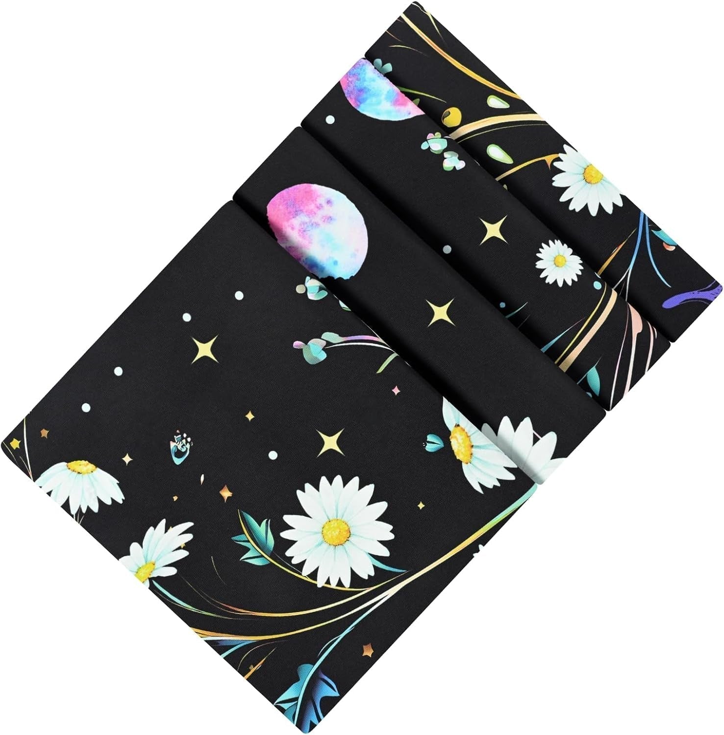 Gobelin Alishomtll Schmetterling Mondphase Blumen Gänseblümchen schwarz Zuhause – Accessoires und Dekorationen Naty Shop