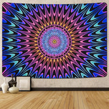 Gobelin Alishomtll farbiges Mandala Schwarzlichtkunst Zuhause – Accessoires und Dekorationen Naty Shop