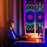 Tapisserie Alishomtll Pack Mandala Reaktiv Bohemien Vertikal Home - Accessoires und Dekorationen Naty Shop