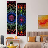 Tapisserie Alishomtll Pack Mandala Reaktiv Bohemien Vertikal Home - Accessoires und Dekorationen Naty Shop