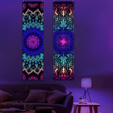 Gobelin Alishomtll Pack Mandala Reaktiv Bohemian Vertikal Home – Accessoires und Dekorationen Naty Shop 2 Packungen 120 x 32,5 cm