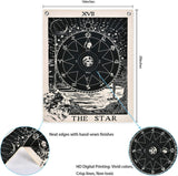 Gobelin Alishomtll Tarot-Set Sonne Mond Sterne Zuhause – Accessoires und Dekorationen Naty Shop
