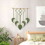 Gobelin Astnic Gobelin gewebt grüne Blätter Zuhause - Accessoires und Dekorationen Naty Shop