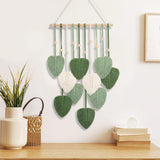 Gobelin Betylfoy Holzperlen grüne Blätter Zuhause - Accessoires und Dekorationen Naty Shop