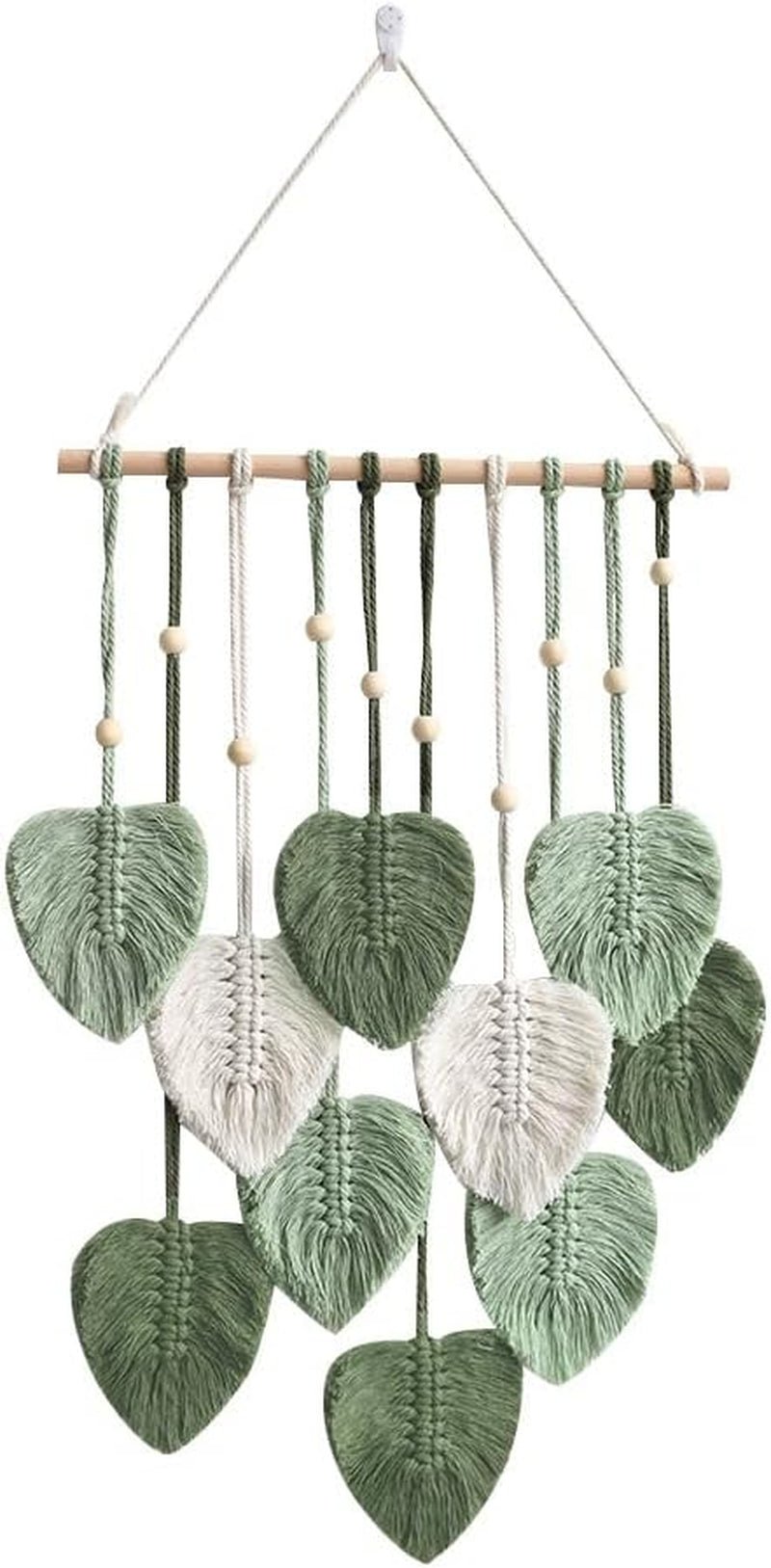 Gobelin Betylfoy Holzperlen grüne Blätter Startseite – Accessoires und Dekorationen Naty Shop Grüße