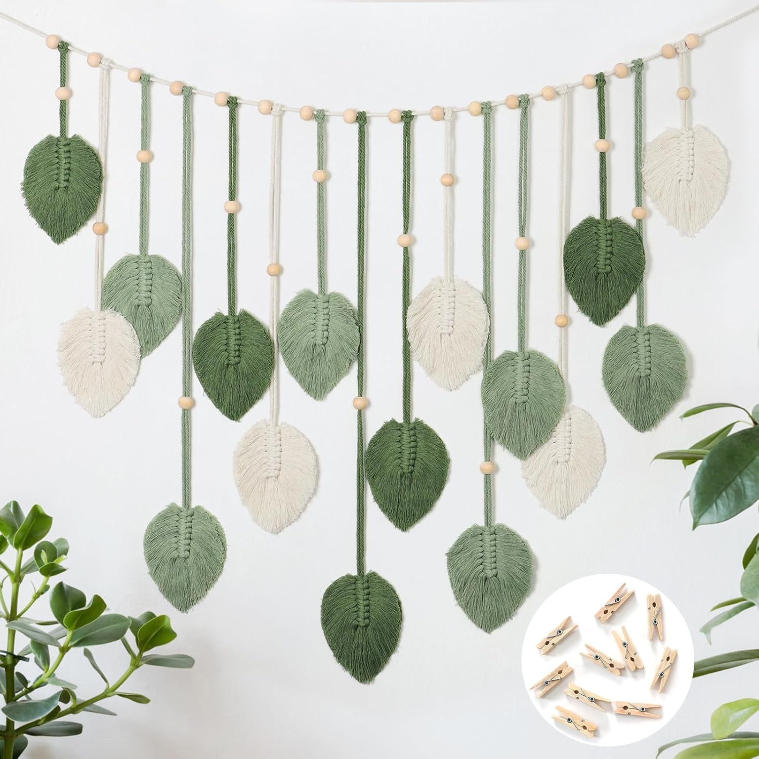 Gobelin Betylfoy Wandbehang großes Dekoblatt Zuhause – Accessoires und Dekorationen Naty Shop Grüße