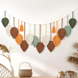 Wandteppich Betylfoy Wandbehang großes Dekoblatt Zuhause - Accessoires und Dekorationen Naty Shop Orange