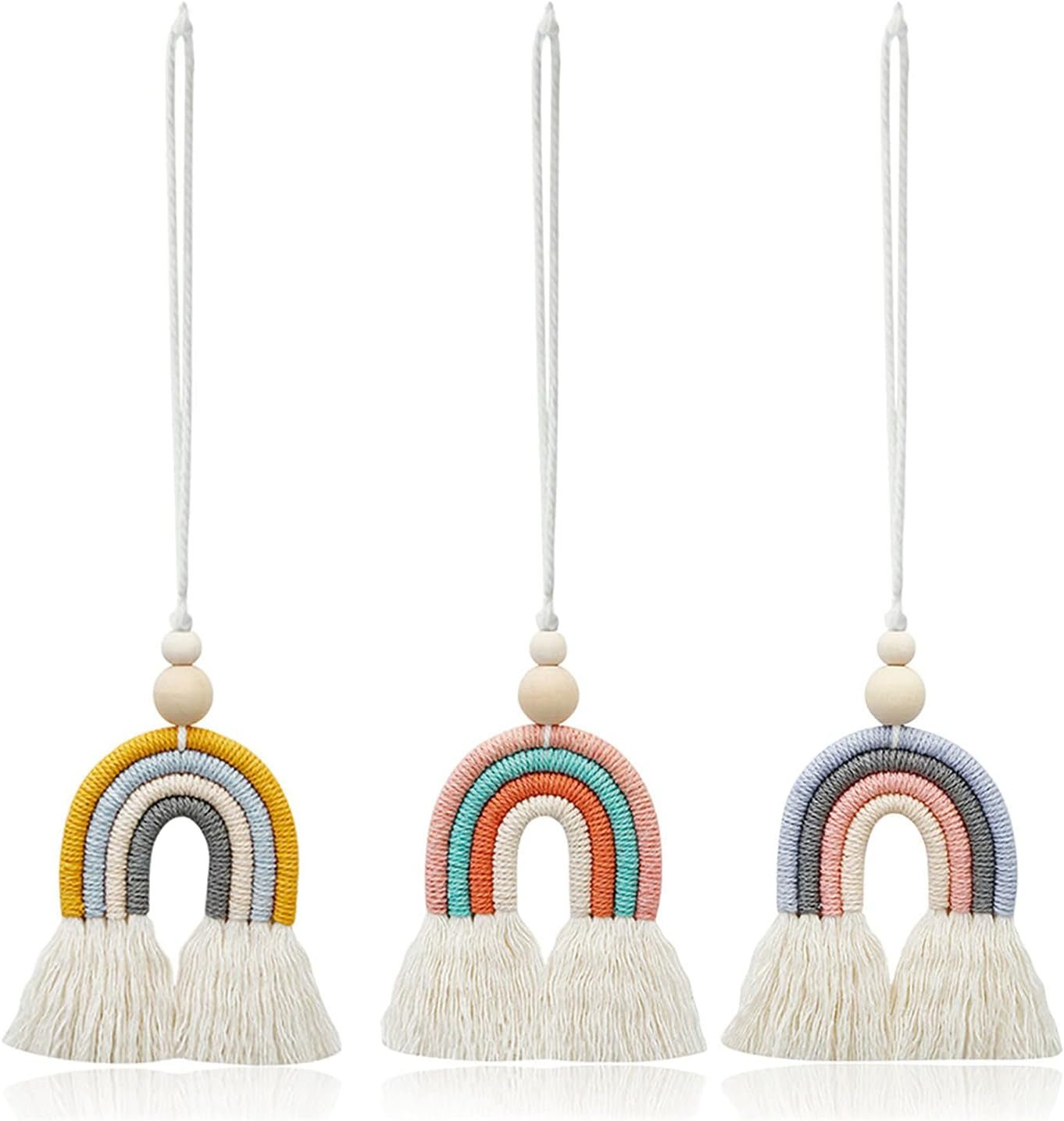 Gobelin handgewebte Stücke Regenbogen14 Kinderzimmer Regenbogenwand14 Regenbogen Zuhause – Accessoires und Dekorationen Naty Shop Standardtitel