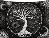 Lebensbaum Wandteppich Sonne Mond Startseite – Accessoires und Dekorationen Naty Shop Standardtitel