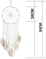 Tapisserie-Deko-Traumfänger, gewebte weiße Wanddekoration, Zuhause – Accessoires und Dekorationen, Naty Shop