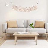 Tapisserie-Dekoration, handgefertigt, gewebte Fransen, LED-Girlande Zuhause – Accessoires und Dekorationen Naty Shop