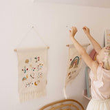 Papier-Drachen-Wandteppich für Jungen und Mädchen von Fabric Room Casa – Accessoires und Dekorationen Naty Shop