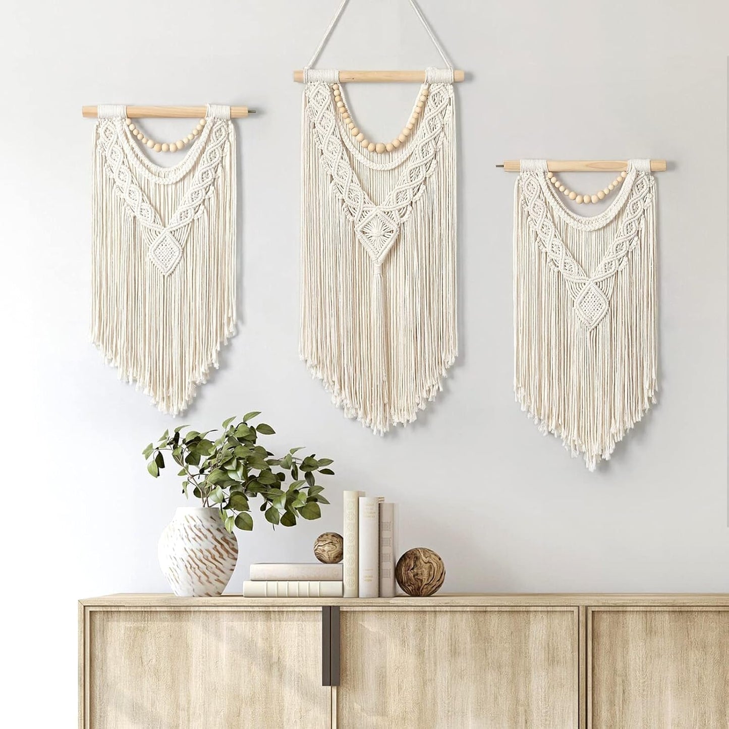 Wandteppich Dremisland groß Deko gewebt beige Casa - Accessoires und Dekorationen Naty Shop