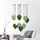 Baumwollseil-Wandteppich, handgefertigt, dekorative Pflanzen, Hochzeit, Zuhause – Accessoires und Dekorationen, Naty Shop, Standardtitel